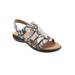 Women's Tiki Sandals by Trotters in Black White (Size 9 M)
