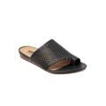 Wide Width Women's Corsica Ii Sandals by SoftWalk in Black (Size 8 1/2 W)