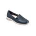 Wide Width Women's Universal Slip Ons by Trotters in Navy (Size 10 W)