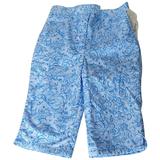 Lilly Pulitzer Bottoms | Blue Sweet Leo Lion Loren Cotton Poplin Pants 3t | Color: Blue | Size: 3tg