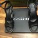 Coach Shoes | Coach Kaelyn Ltr Wedge | Color: Black | Size: 8