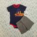 Disney Matching Sets | Disney Parks Disneyland Resort 2-Piece Outfit Set | Color: Blue/Red | Size: 18mb