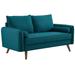 Carson Carrington Hedeby Upholstered Fabric Loveseat