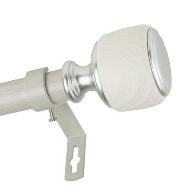 InStyleDesign Genesis 1 inch Faux Wood Curtain Rod
