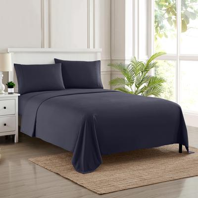 Porch & Den Edinburgh Triple Stitch 4-piece Bed Sheet Set