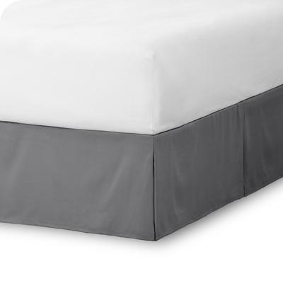 Bare Home Pleated Bed Skirt - 15-Inch Tailored Drop Easy Fit