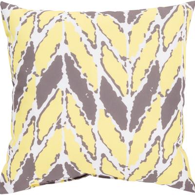 Seaweed Chevron Outdoor Safe Decorative Throw Pillow