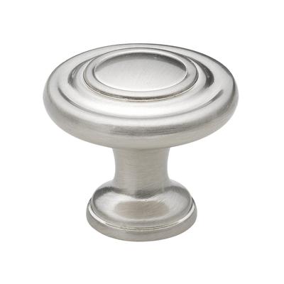 GlideRite1.25-inch Satin Nickel Classic 3-Ring Round Cabinet Knobs (Case of 25)