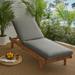 Sorra Home Sunbrella Indoor/Outdoor Chaise Lounge Cushion - 24"W x 73"L x 3"H