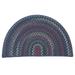 Colonial Mills Multi-Color Hearth Indoor Braided Slice Rug