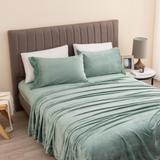 Luxurious Solid Velvet Plush Warm and Cozy Sheet Set