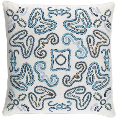 Decorative Charleston 22-inch Feather Down or Poly Filled Throw Pillow