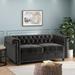 Brinkhaven Contemporary Button Tufted Loveseat with Nailhead Trim by Christopher Knight Home