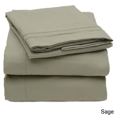Sweet Home Collection 4 Piece Sheet Set, Ultra Soft 1800 Series, Double Brushed Microfiber