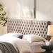 Jezebel Adjustable Diamond Tufted Headboard by Christopher Knight Home