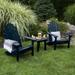 2 Classic Westport Adirondack Chairs and Side Table