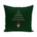 Decorative Holiday Tree Print 16-inch Pillow