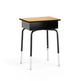 Student Desk with Open Front Metal Book Box - School Furniture - Open Storage