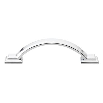 GlideRite 3-inch CC Arched Square 4.375-inch Length Polished Chrome Cabinet Pulls (Pack of 10 or 25)