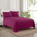 Deep Pocket Soft Microfiber 4-piece Solid Color Bed Sheet Set