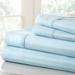 Simply Soft 4-piece Deep Pocket Striped Embossed Bed Sheet Set