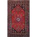 Pre-1900 Antique Vegetable Dye Afshar Persian Wool Area Rug Handmade - 3'10" x 6'5"