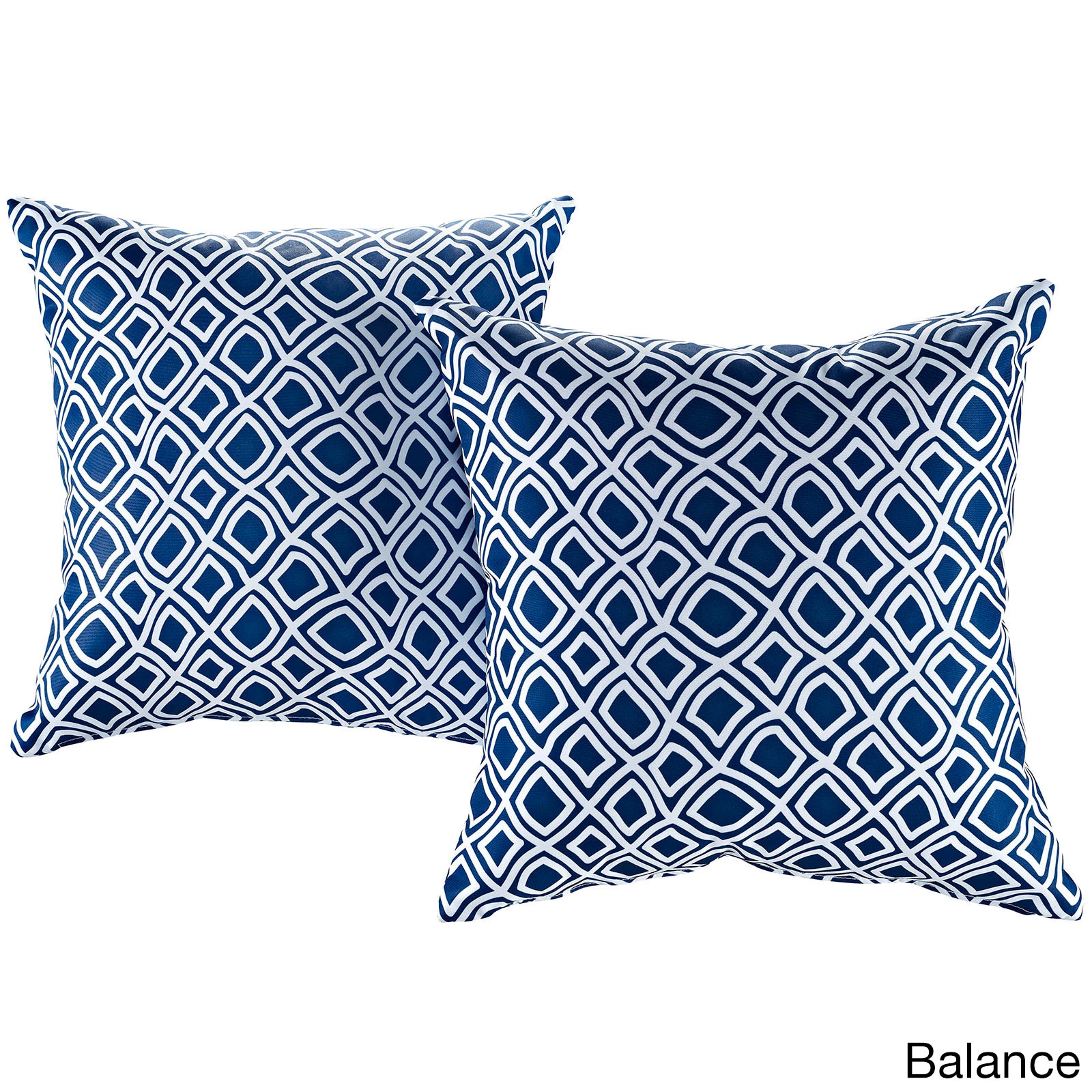 Modify Multicolored Polyester Water-resistant Throw Pillows (Set of 2)