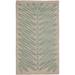 Martha Stewart by SAFAVIEH Chevron Leaves Wool/ Viscose Rug