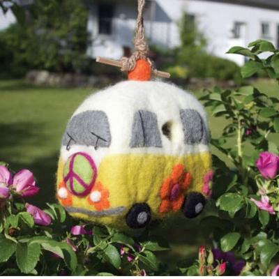 Handmade Wild Woolies Felt Birdhouse (Nepal)