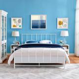 Estate Cottage White Platform Bed