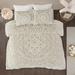 Madison Park Virginia Tufted Cotton Chenille Medallion Duvet Cover Set