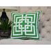 26 x 26 inch Greek New Key Geometric Print Pillow