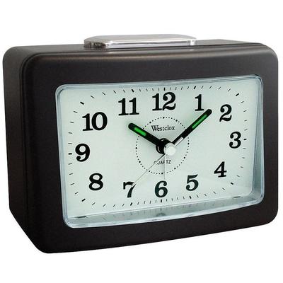 Westclox Analog Quartz Loud Bell Black Alarm Clock