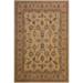 Semi-Antique Distressed Low-Pile Gala Beige/Blue Wool Rug - 8'0 x 10'2 - 8 ft. 0 in. X 10 ft. 2 in. - 8 ft. 0 in. X 10 ft. 2 in.