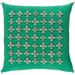 Decorative Rotorua Green 22-inch Throw Pillow Cover