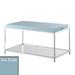 Convenience Concepts Palm Beach Coffee Table with Shelf and Removable Trays