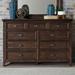 Copper Grove Saddlebrook Tobacco 9 Drawer Dresser