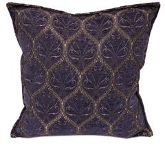 Trellis Myrtus Chenille Decorative Contemporary Turkish Pillow