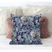 Amrita Sen Sea Garden Rose Faux Suede Throw Pillow