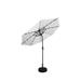 9 Ft. Solar Lighted Patio Umbrella with Base Included