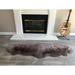 Dynasty Natural 2-Pelt Luxury Long Wool Sheepskin Shag Rug