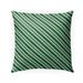 DIAGONAL CANDY STRIPES GREEN Indoor|Outdoor Pillow By Kavka Designs - 18X18