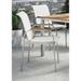 Aruba Off-White Outdoor Dining Chairs (set of 2) by homestyles