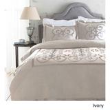 Abdiel Geometric Linen/Polyester Duvet Cover