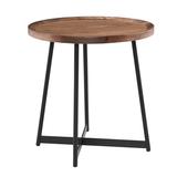 HomeRoots 21.66" X 21.66" X 22.05" Round Side Table - 22.05 x 21.66 x 21.66