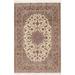 Pasargad DC Ivory Persian Isfahan Silk & Wool - 5'3" x 7'11"