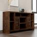 Bridgevine Home Sausalito 64 inch TV Stand for TVs up to 70 inches, No Assembly Required