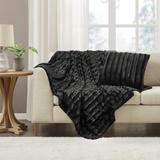 Silver Orchid Sonne Brushed Polyester Throw Blanket