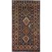 Noori Rug Antique Oriana Blue/Rust Rug - 4'3" x 7'8"