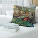 Porch & Den Claude Monet 'Bathers at La Grenouillere ' Throw Pillow